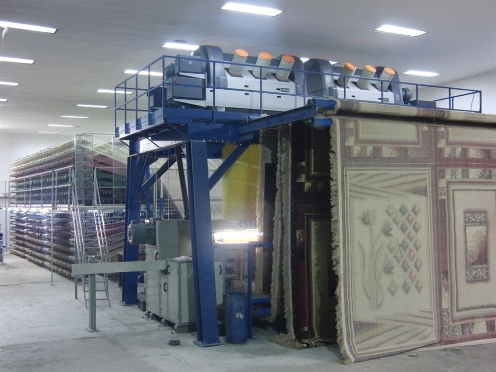 carpet weaving machinery dismantling and reconstruction
